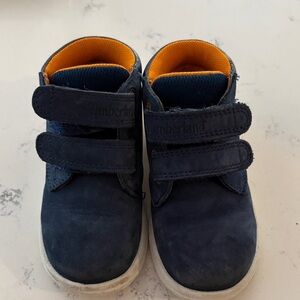 Timberland Kids' Navy and Orange Sneakers